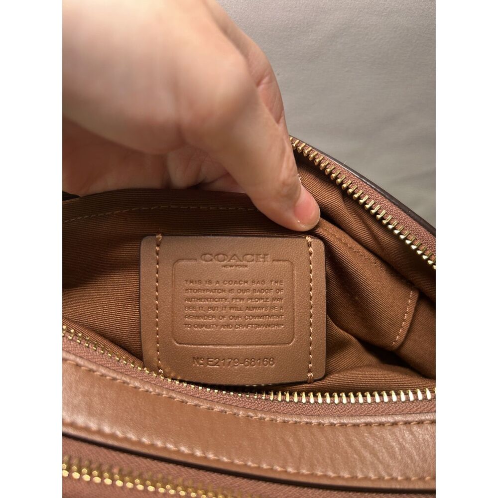 Coach Jes Crossbody Never Worn New Condition Luxury Purse Brown Signature bag - Picture 4 of 7